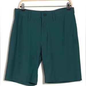 NEW Nordstrom Zella Blade Shorts Green Moss Mens Size 50 Performance Activewear